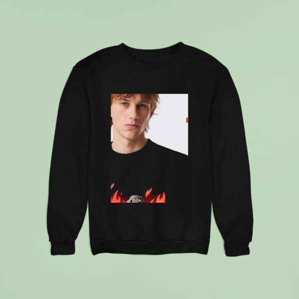 Pikalong Some Kaiju Just Want To Watch The World Burn Cute Sweatshirt