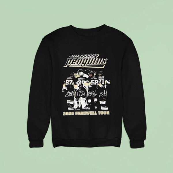 Pittsburgh Penguins Hockey Legends Farewell Tour Signatures Sweatshirt