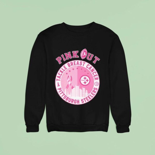 Pittsburgh Slers Pink Out Tackle Breast Cancer Sweatshirt