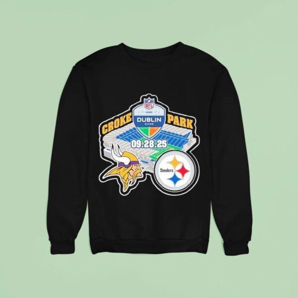 Pittsburgh Slers Vs Minnesota Vikings At Croke Park In Dublin Ireland On September Th Nfl Sweatshirt