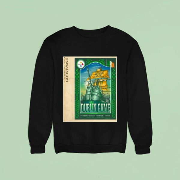 Pittsburgh Slers X Minnesota Vikings Croke Park Dublin Ireland September Sweatshirt