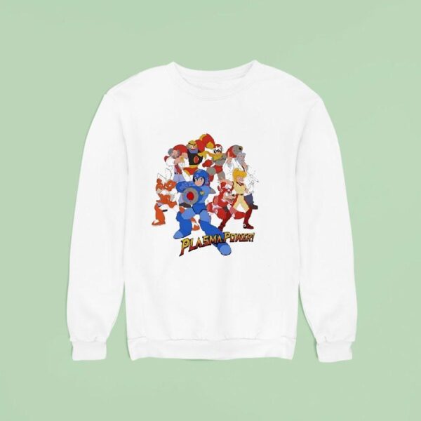 Plasma Power Mega Man Characters Sweatshirt