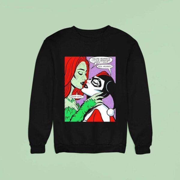 Poison Ivy And Harley Quinn Dc Comics Sweatshirt