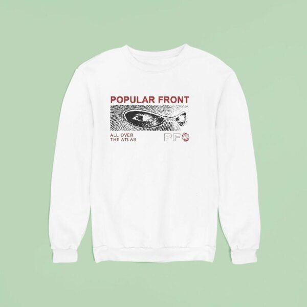 Popular Front All Over The Atlas Sweatshirt