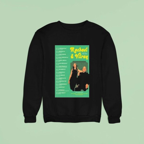 Rachael Vilray Fall Tour Dates Sweatshirt