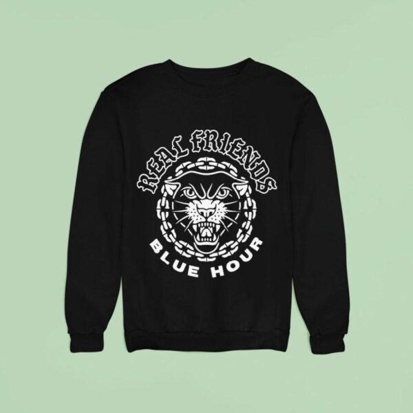 Real Friends Blue Hour Panther Sweatshirt