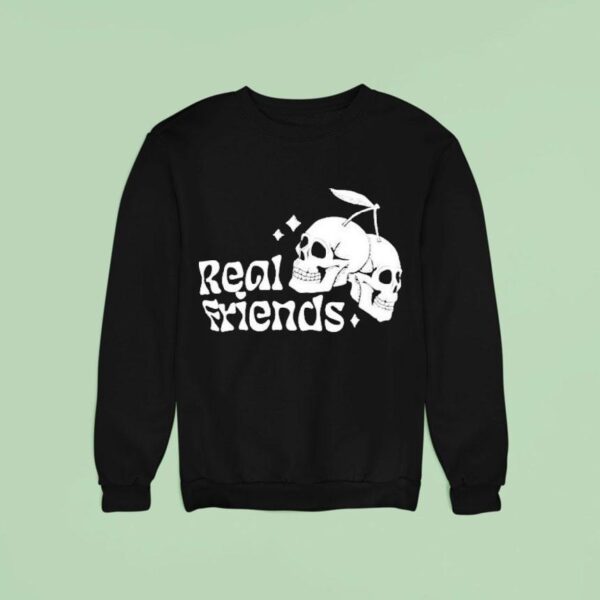 Real Friends Cherry Skull Sweatshirt