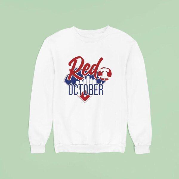 Red October Stadium X City Philadelphia Phillies Sweatshirt