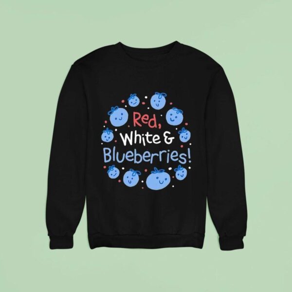 Red White And Blueberries Sweatshirt