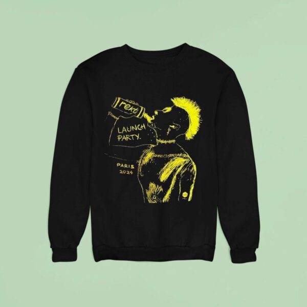 Rekt Drinks Launch Party Paris Sweatshirt