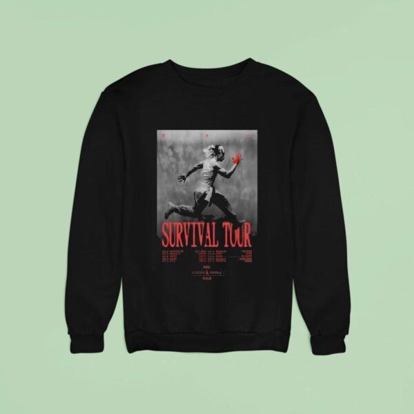 Rils Survival Tour Arenas Dates Sweatshirt