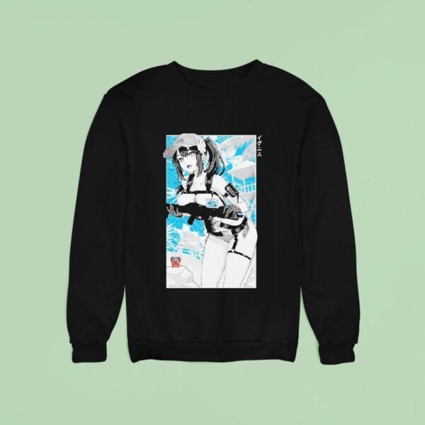 Rubixraptor Beach Episode Waifu Sweatshirt