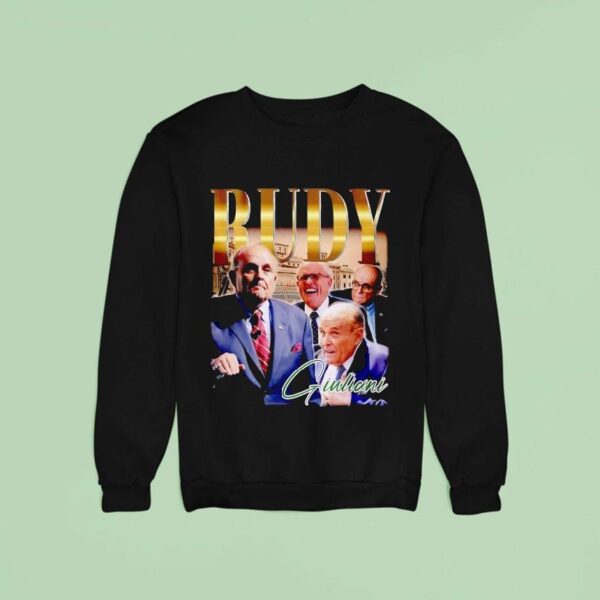 Rudy Giuliani Portrait Graphic Sweatshirt
