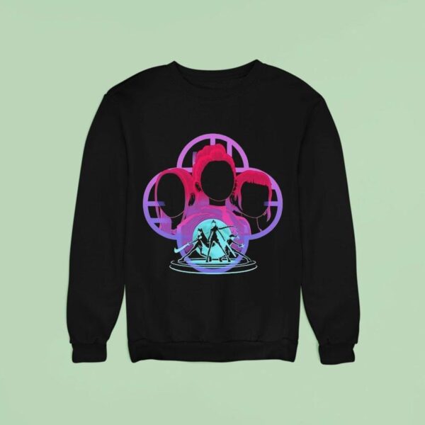Rumi Mira And Zoey Of Huntr X From Kpop Demon Hunters Sweatshirt