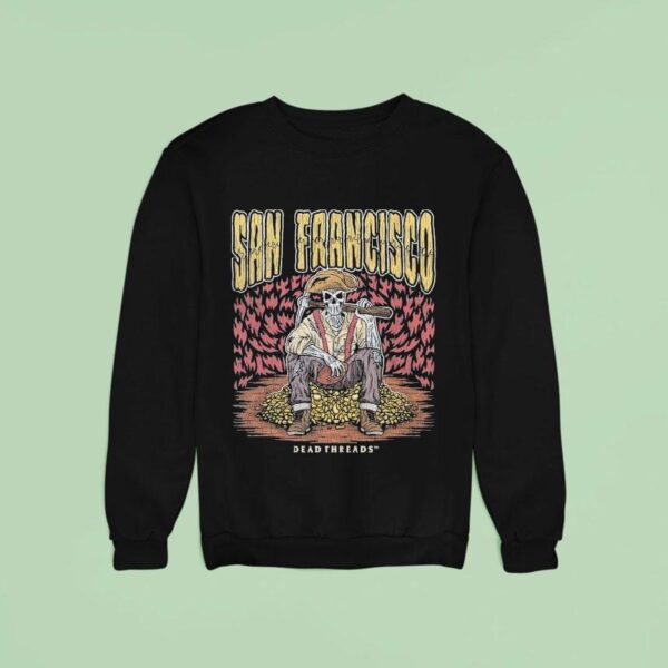 San Francisco Ers Dead Threads Skeleton Sweatshirt