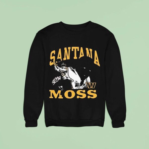 Santana Moss Washington Commanders Burgundy Retired Caricature Sweatshirt
