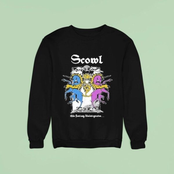 Scowl This Fantasy Disintegrates Awam Us Tour Sweatshirt