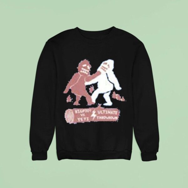 Scream Noah Foster Bigfoot Vs Yeti Ultimate Throwdown Sweatshirt