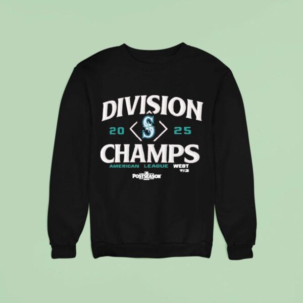 Seattle Mariners Al West Division Champions Mlb Postseason Sweatshirt