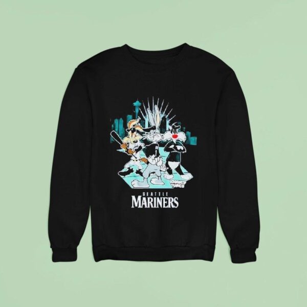 Seattle Mariners X Looney Tunes Mlb Sweatshirt