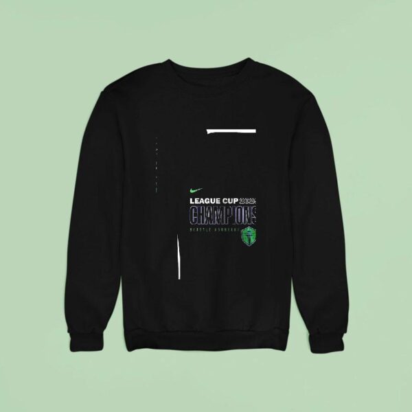 Seattle Sounders League Cup Champions Team Graphic Sweatshirt