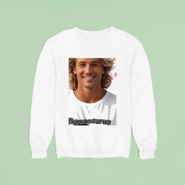 Sigmasaurus T Rex Dinosaur Meme Sweatshirt