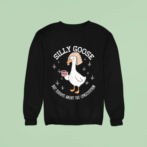 Silly Goose But Serious About The Constitution Sweatshirt