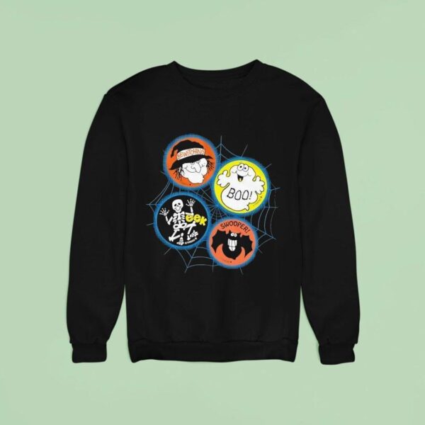 Skeleton Ghost Bat Bewitching Halloween Sweatshirt