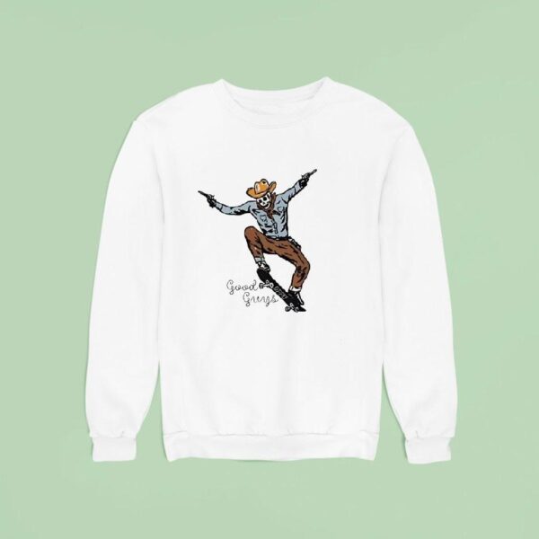 Skeleton Skateboarding Good Guys Sweatshirt