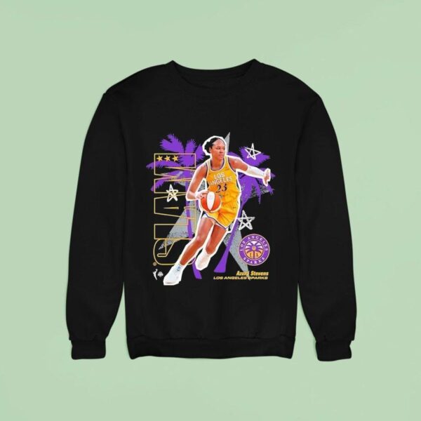 Slam Azura Stevens Los Angeles Sparks Basketball Sweatshirt