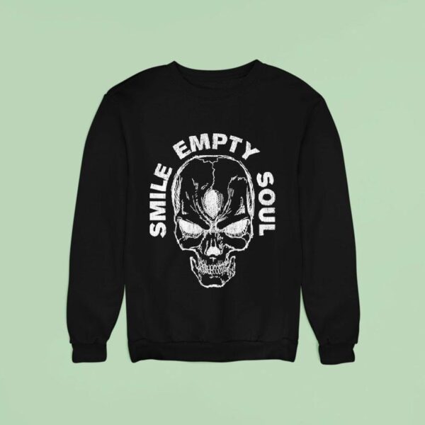 Smile Empty Soul Alien Skull Sweatshirt