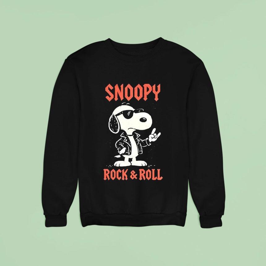 Snoopy Rock And Roll Sweatshirt Snoopy Rock And Roll Sweatshirt