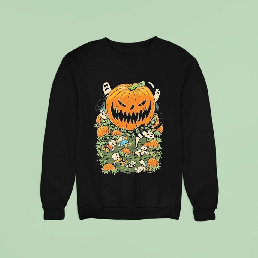 Snoopy The Peanuts Great Pumpkin Massacre Sweatshirt Snoopy The Peanuts Great Pumpkin Massacre Sweatshirt