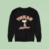 Snoopy The Peanuts Texas Longhorns Joe Cool Sweatshirt