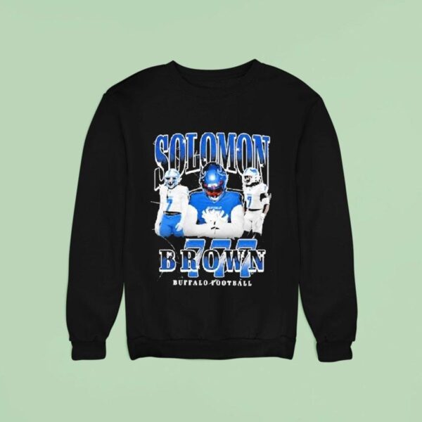 Solomon Brown Buffalo Bulls Football Sweatshirt