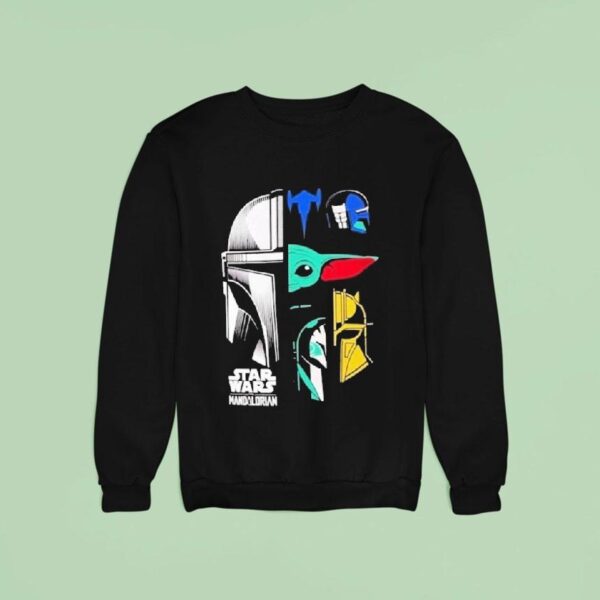 Spencers Star Wars Mandalorian Panels Sweatshirt