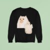 Spooky Cat Halloween Sweatshirt