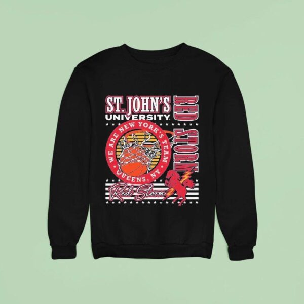 St John S Red Storm New York S Team Sweatshirt