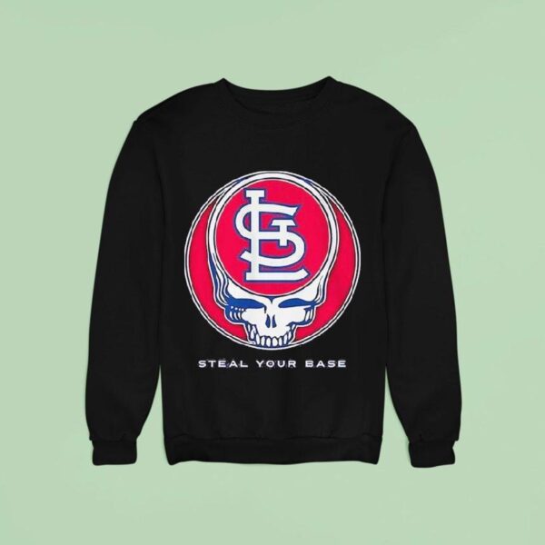 St Louis Cardinals Grateful Dead Steal Your Base Sweatshirt