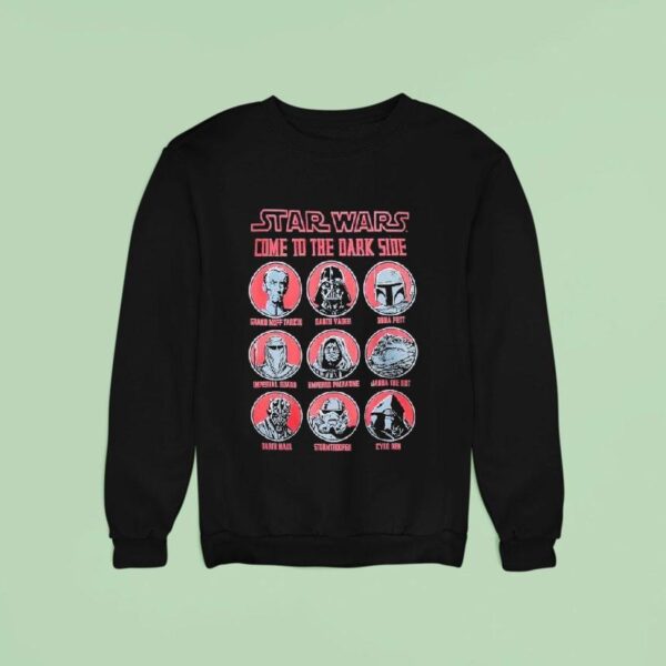 Star Wars Come To The Dark Side Heathered Sweatshirt