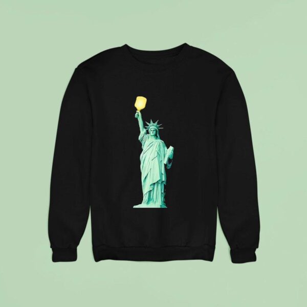 Statue Of Liberty Pickleball Sweatshirt