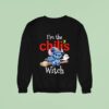 Stitch And Ghost I M The Chili S Witch Halloween Sweatshirt
