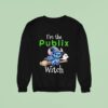 Stitch And Ghost I M The Publix Witch Halloween Sweatshirt