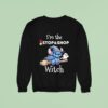 Stitch And Ghost I M The Stop And Shop Witch Halloween Sweatshirt