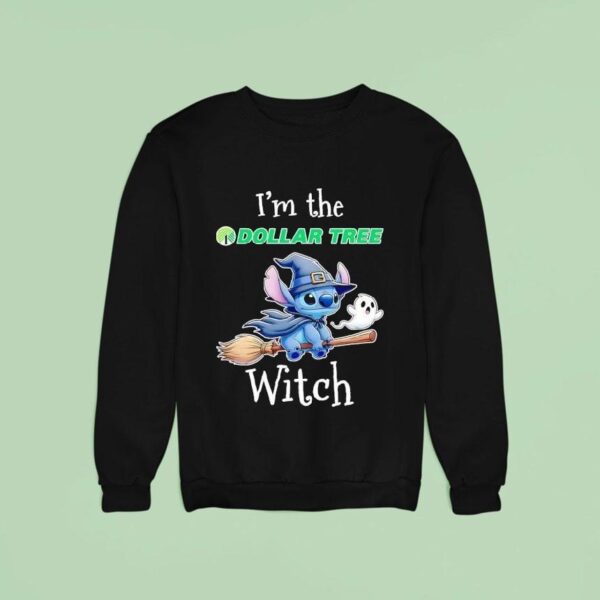 Stitch Ghost I M The Dollar Tree Witch Halloween Sweatshirt