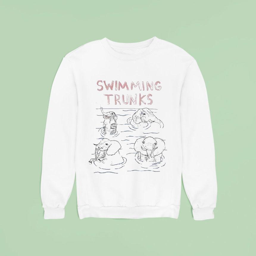 Swimming Trunks Elephan Sweatshirt Swimming Trunks Elephan Sweatshirt