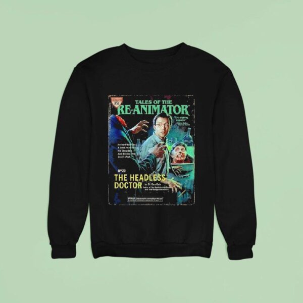 Tales Of The Re Animator The Headless Doctor Pulp Novel Sweatshirt