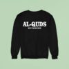 Tam Khan Wearing Al Quds Syndeed Sweatshirt