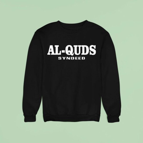 Tam Khan Wearing Al Quds Syndeed Sweatshirt