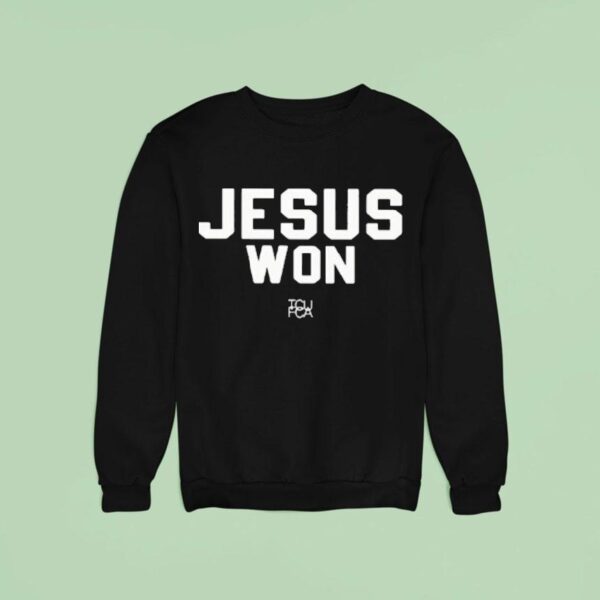 Tcu Horned Frogs Jesus Won Tcu Fca Sweatshirt
